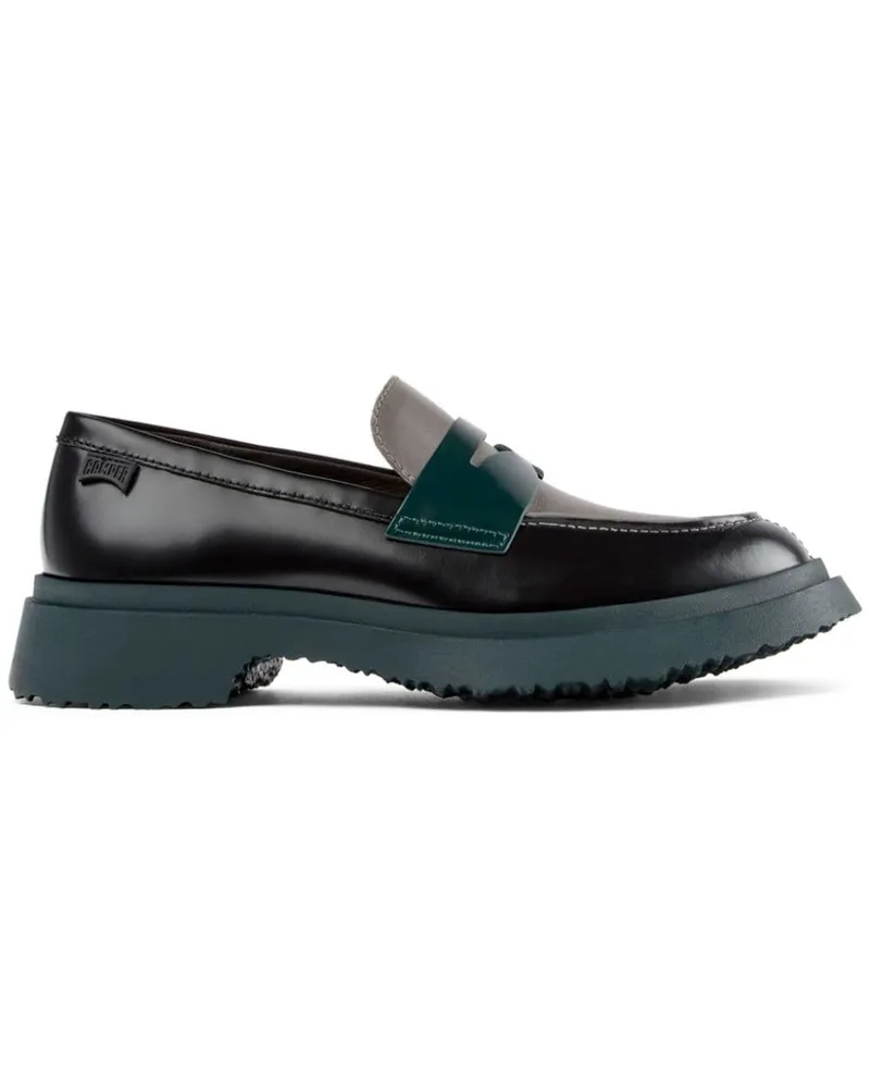 Camper Walden Loafer in Colour-Block-Optik - Schwarz Schwarz