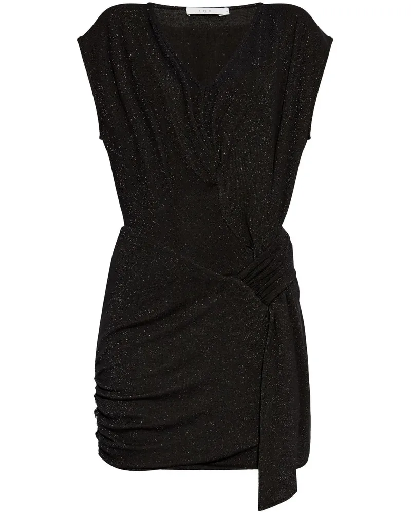 IRO Fosfina Minikleid - Schwarz Schwarz
