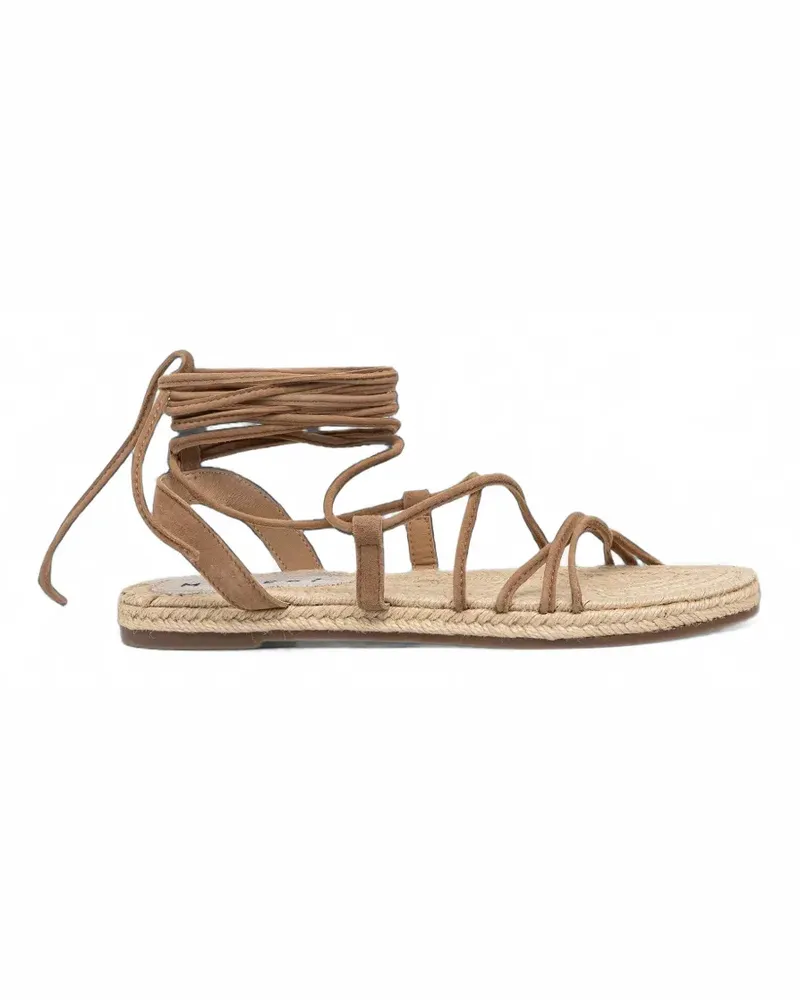 Manebí lace-up suede flat sandals - Braun Braun