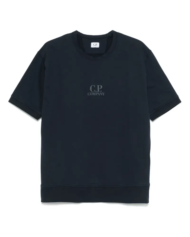 C.P. Company T-Shirt mit Logo-Print - Blau Blau