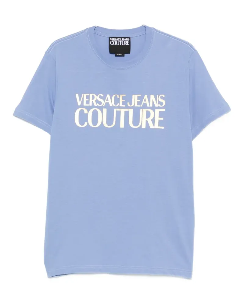 Versace Jeans logo-print T-shirt - Blau Blau