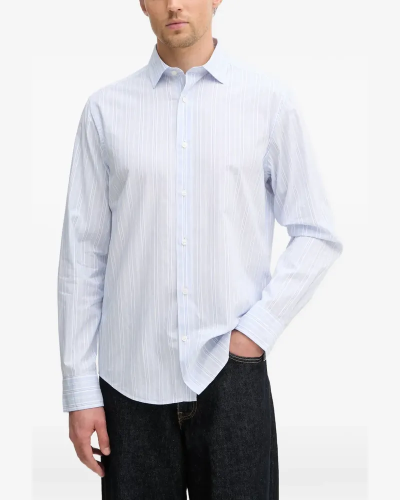 Gant vertical-stripe long-sleeve shirt - Blau Blau