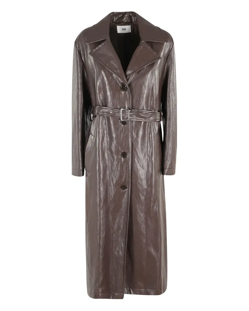 SOLOTRE belted jacket - Braun Braun