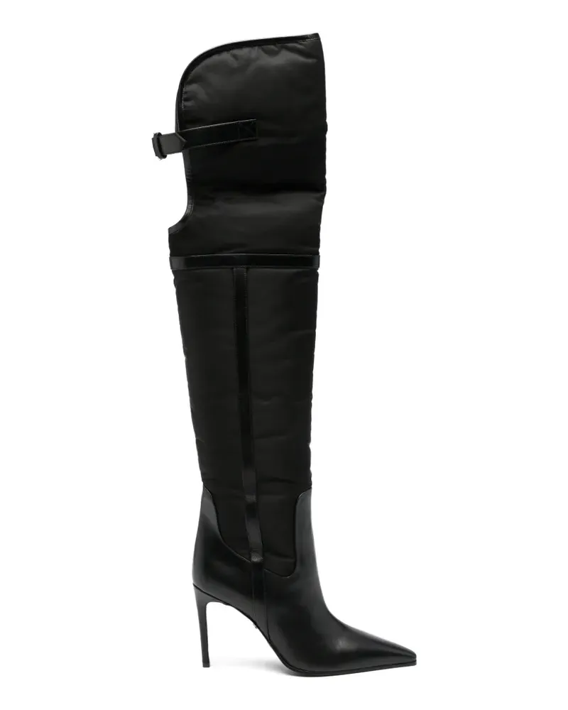 Dsquared2 buckle-detail pointed-toe boots - Schwarz Schwarz