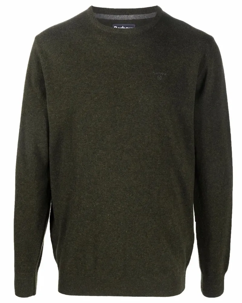 Barbour Pullover mit Logo-Stickerei - Grün Grün