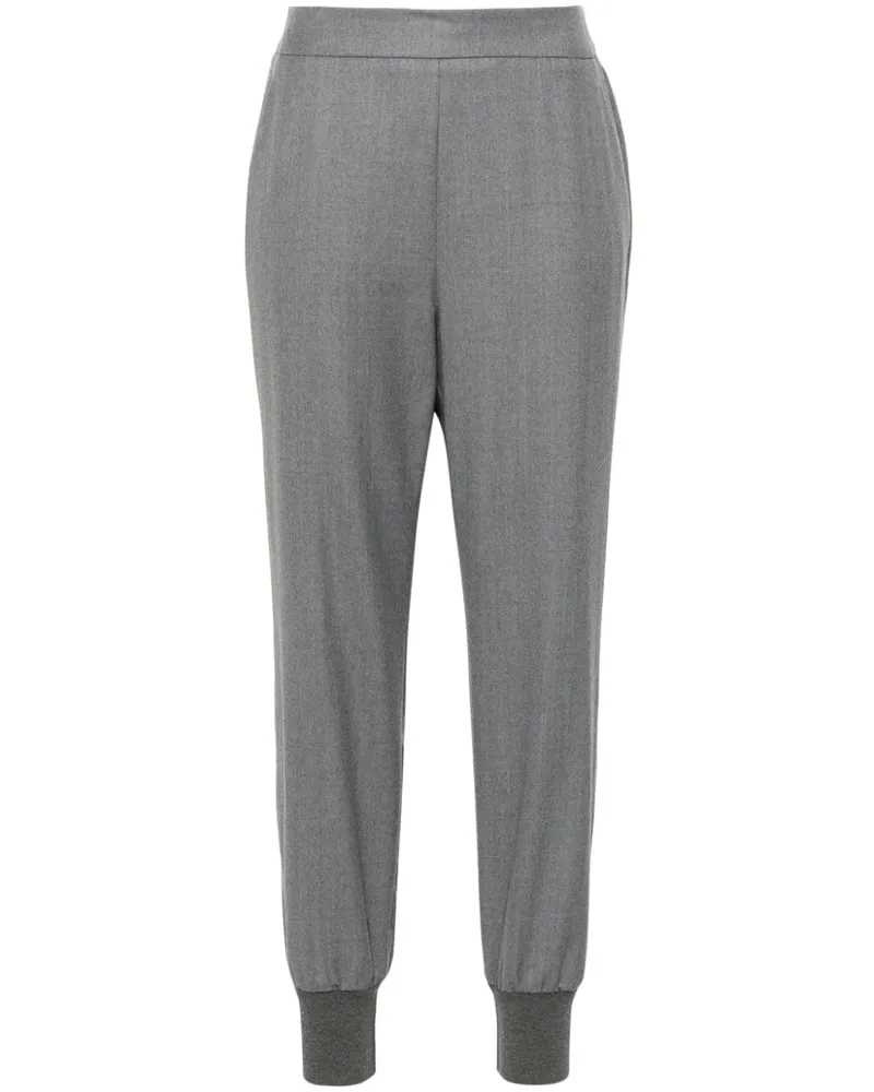 Stella McCartney Hose mit Tapered-Bein - Grau Grau