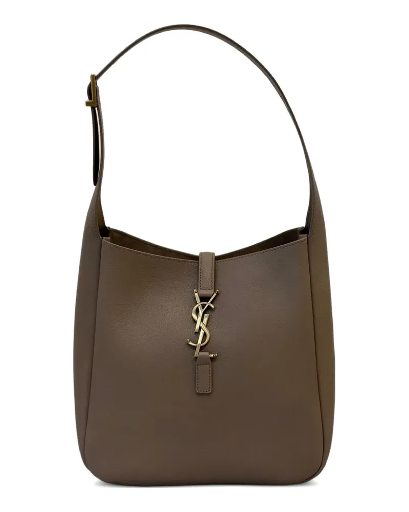 Saint Laurent Le 5 à 7 supple leather tote bag - Grau Grau