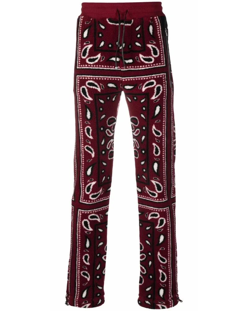 Amiri Jogginghose mit Bandana-Print - Rot Rot