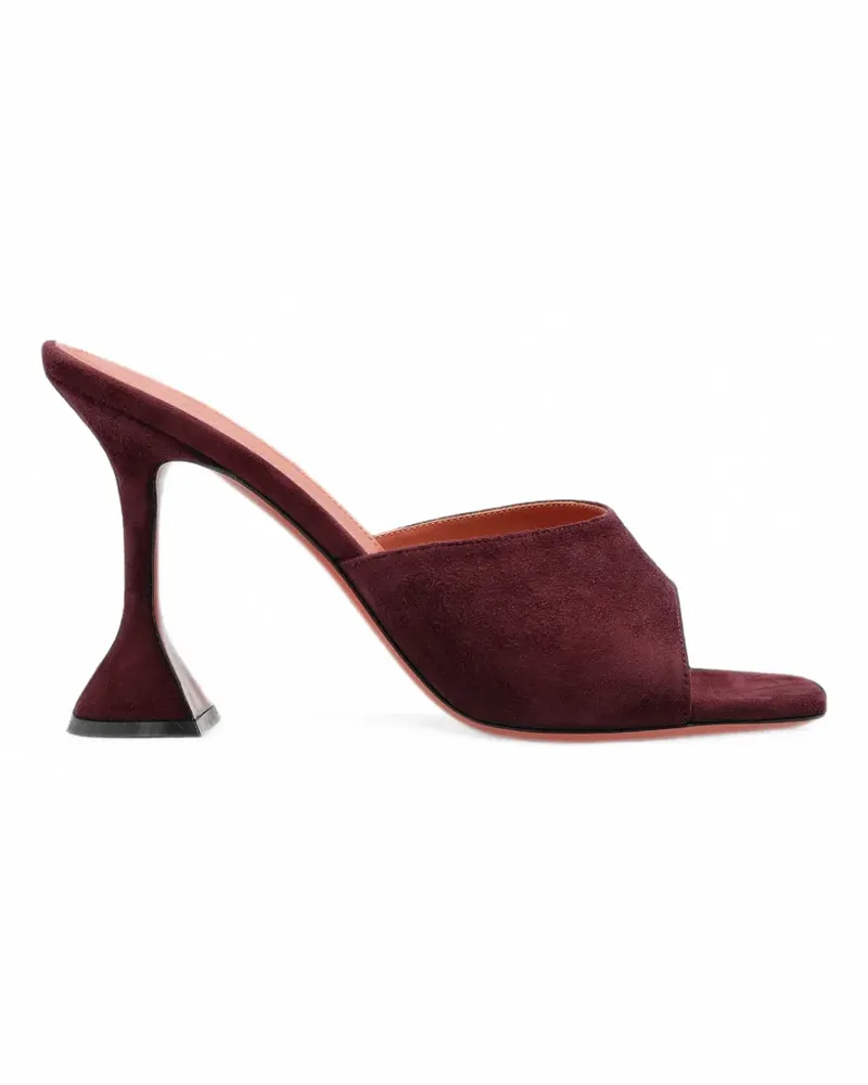 Amina Muaddi Lupita Sandalen aus Wildleder - Violett Violett