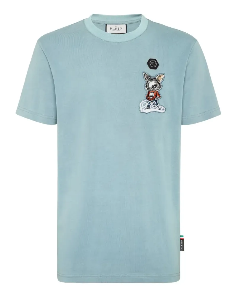 Philipp Plein Plein Bunny Signature T-Shirt - Blau Blau