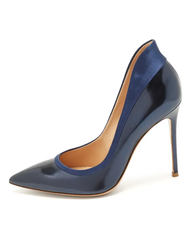 Gianvito Rossi Pumps mit spitzer Kappe - Blau Blau