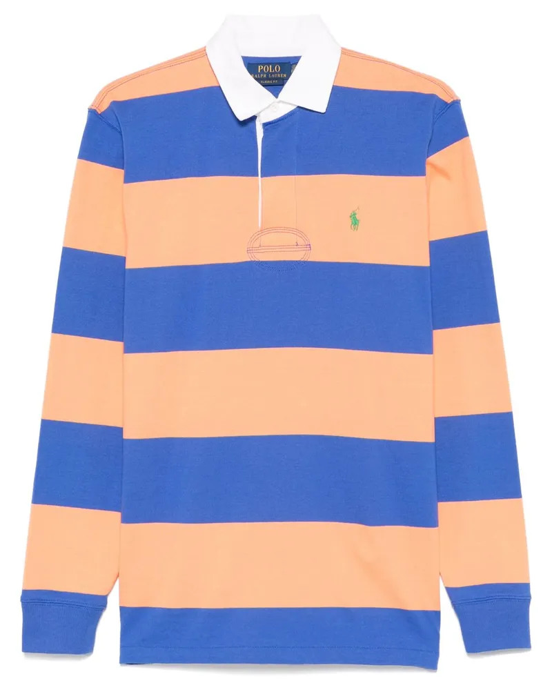 Ralph Lauren Gestreiftes Rugby-Shirt - Orange Orange