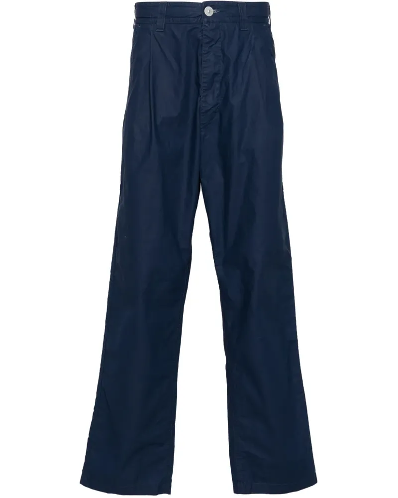 Stone Island Hose mit Logo-Print - Blau Blau