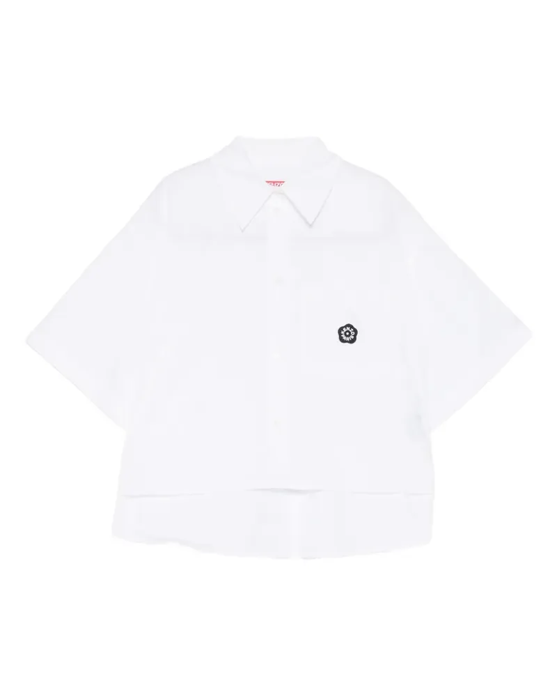 Kenzo Kurzärmeliges Boke Flower 2.0 Hemd - Weiß Weiß