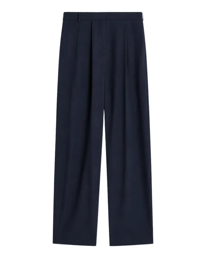 Semicouture Klassische Bundfaltenhose - Blau Blau