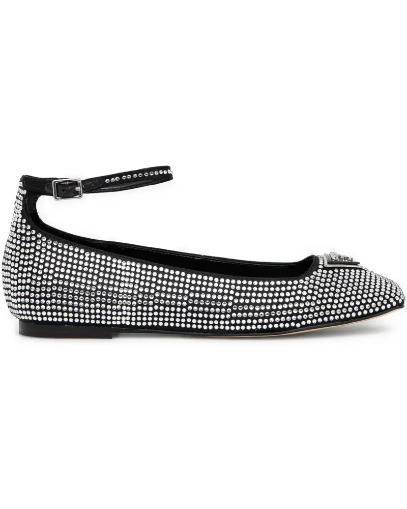 Guess Ballerinas mit Strass - Schwarz Schwarz