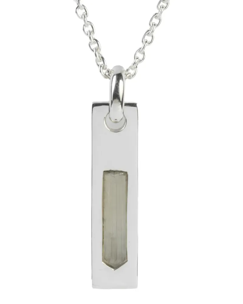Parts Of Four sterling silver zultanite rectangular-pendant necklace - Silber Silber