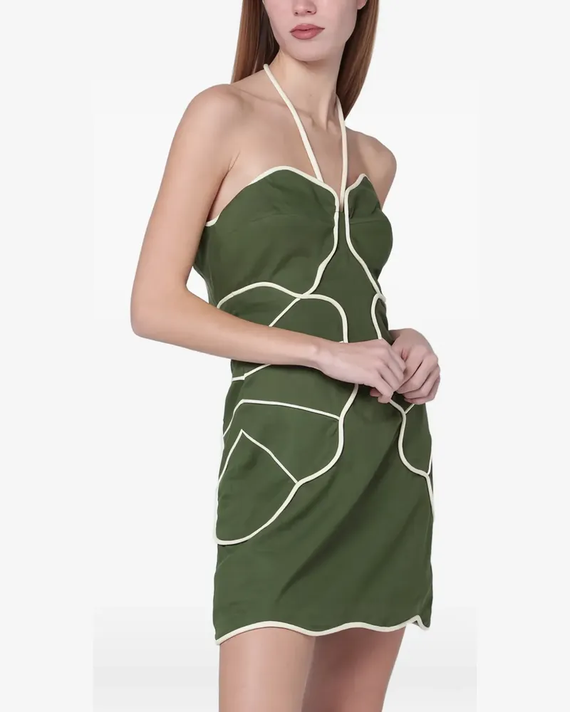 FARM Rio cutout halterneck dress - Grün Grün