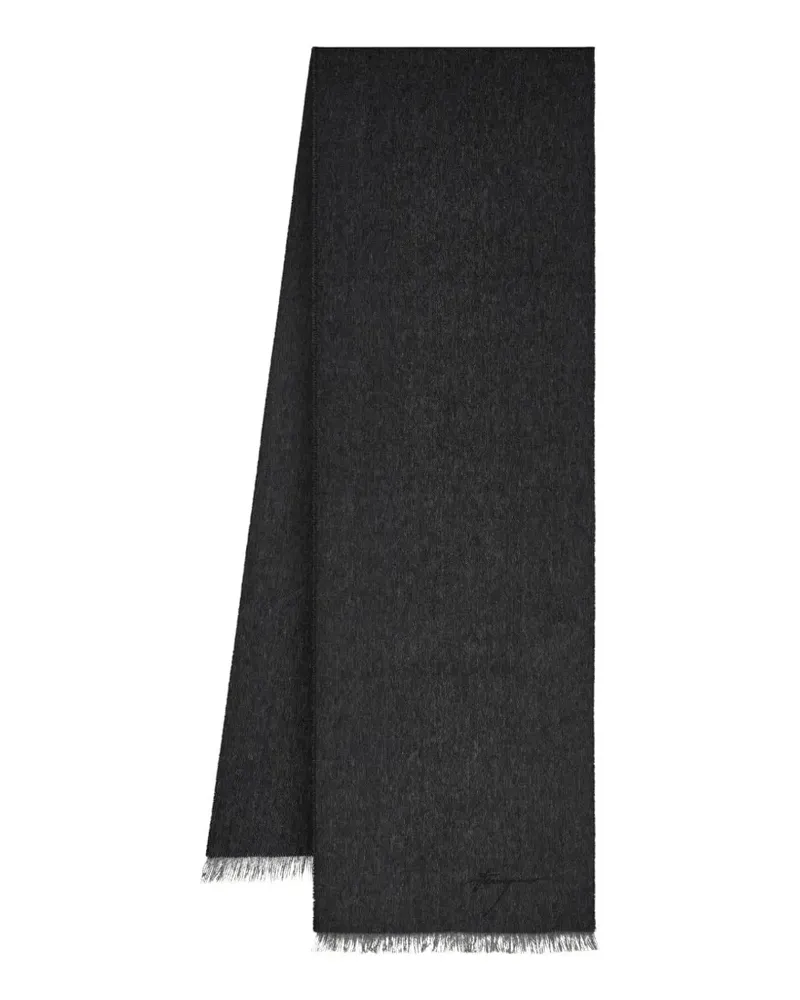 Ferragamo Schal aus Kaschmir - Grau Grau