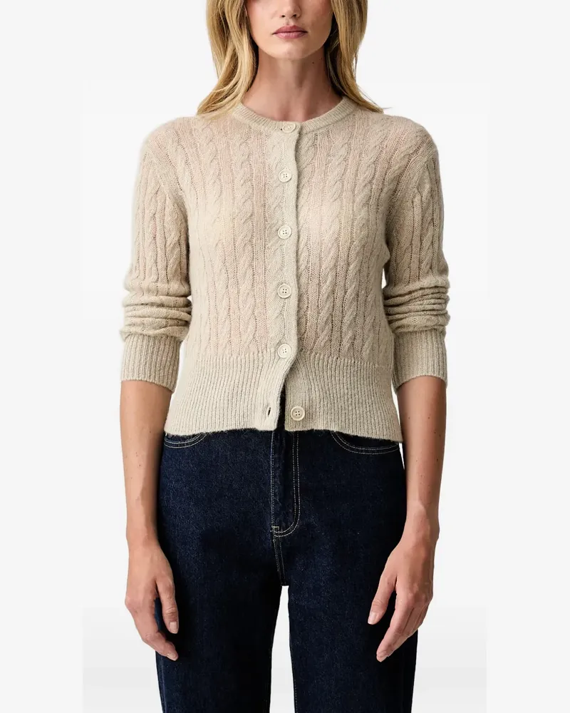 JOOP! cable-knit cardigan - Nude Nude
