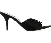 Mules mit Schleifendetail 80mm - Schwarz