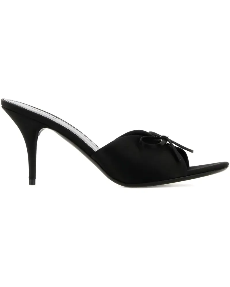 Balenciaga Mules mit Schleifendetail 80mm - Schwarz Schwarz