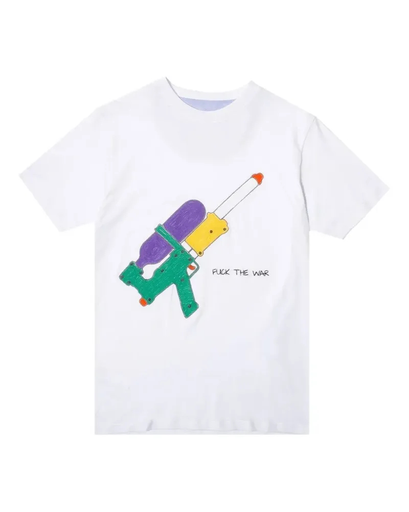 LC23 T-Shirt mit grafischem Print - Weiß Weiß