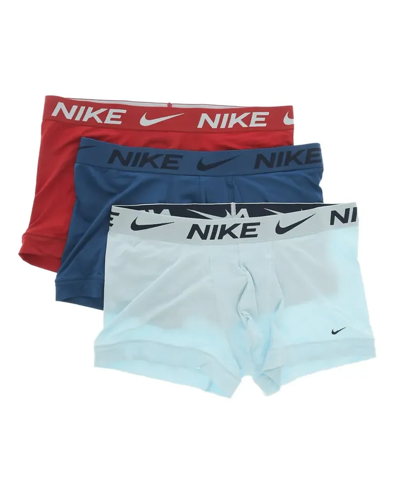 Nike Boxershorts mit Logo-Bund - Blau Blau