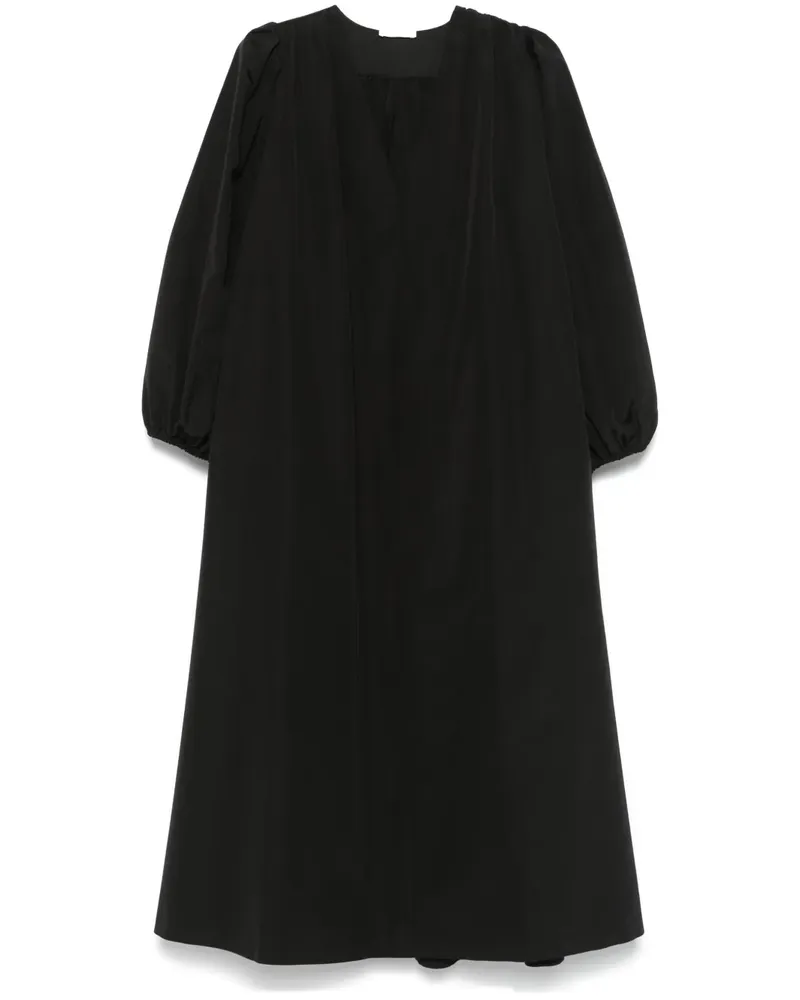 The Row Beauvoir Midikleid - Schwarz Schwarz