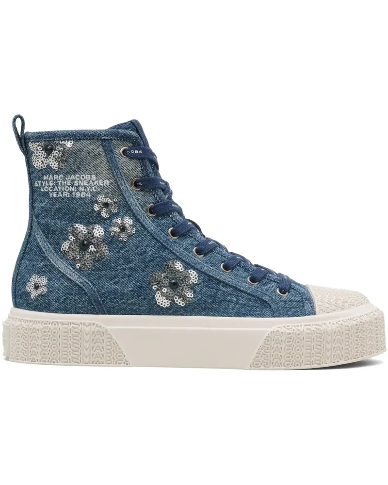Marc Jacobs High-Top-Sneakers mit Schnürung - Blau Blau