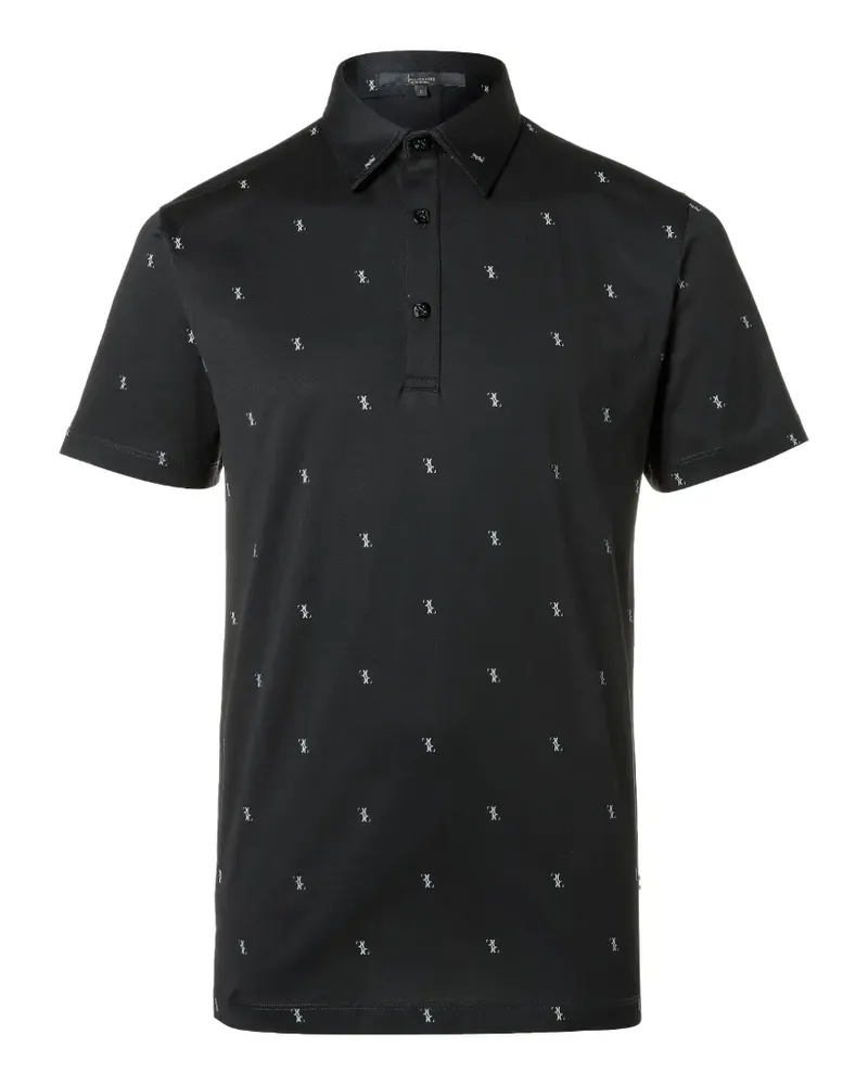 Billionaire Trey Poloshirt - Schwarz Schwarz