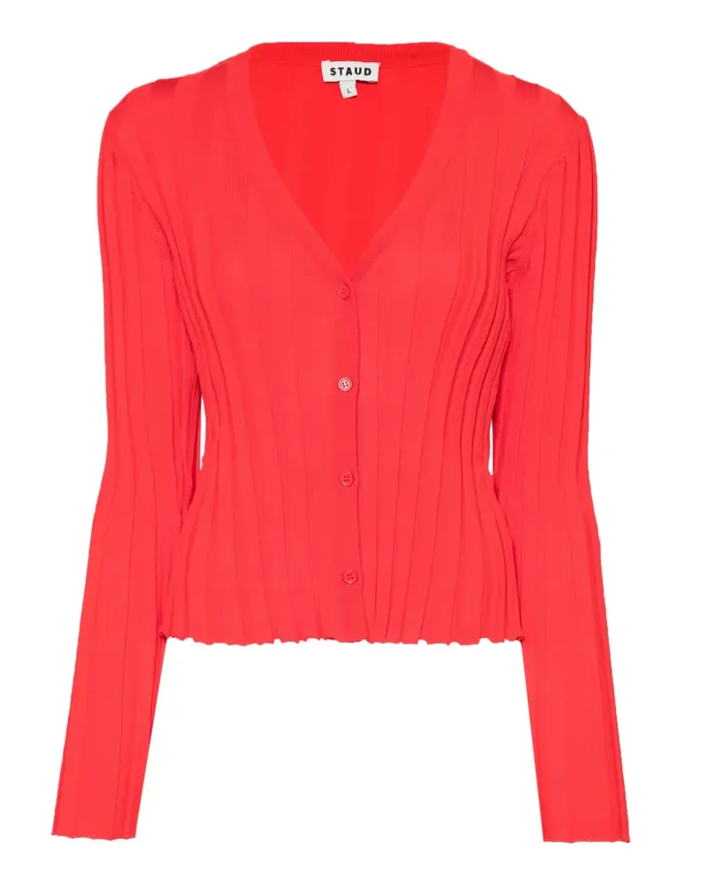 STAUD Ezra Cardigan - Rot Rot