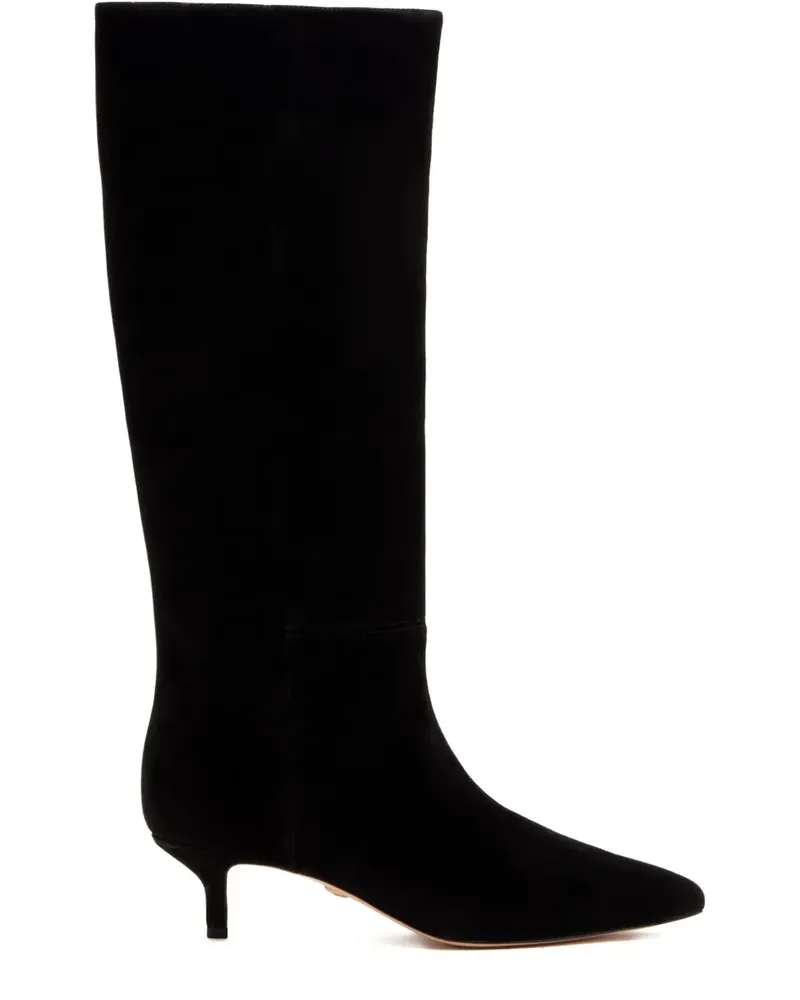 Veronica Beard Stiefeletten aus Wildleder 70mm - Schwarz Schwarz