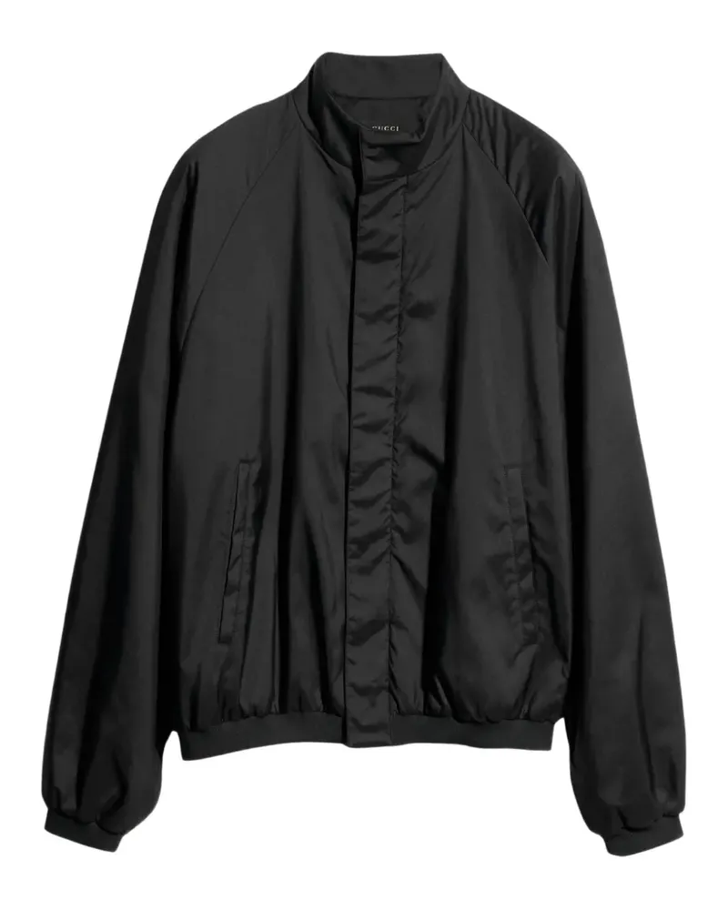 Gucci high-neck raglan-sleeve coat - Schwarz Schwarz