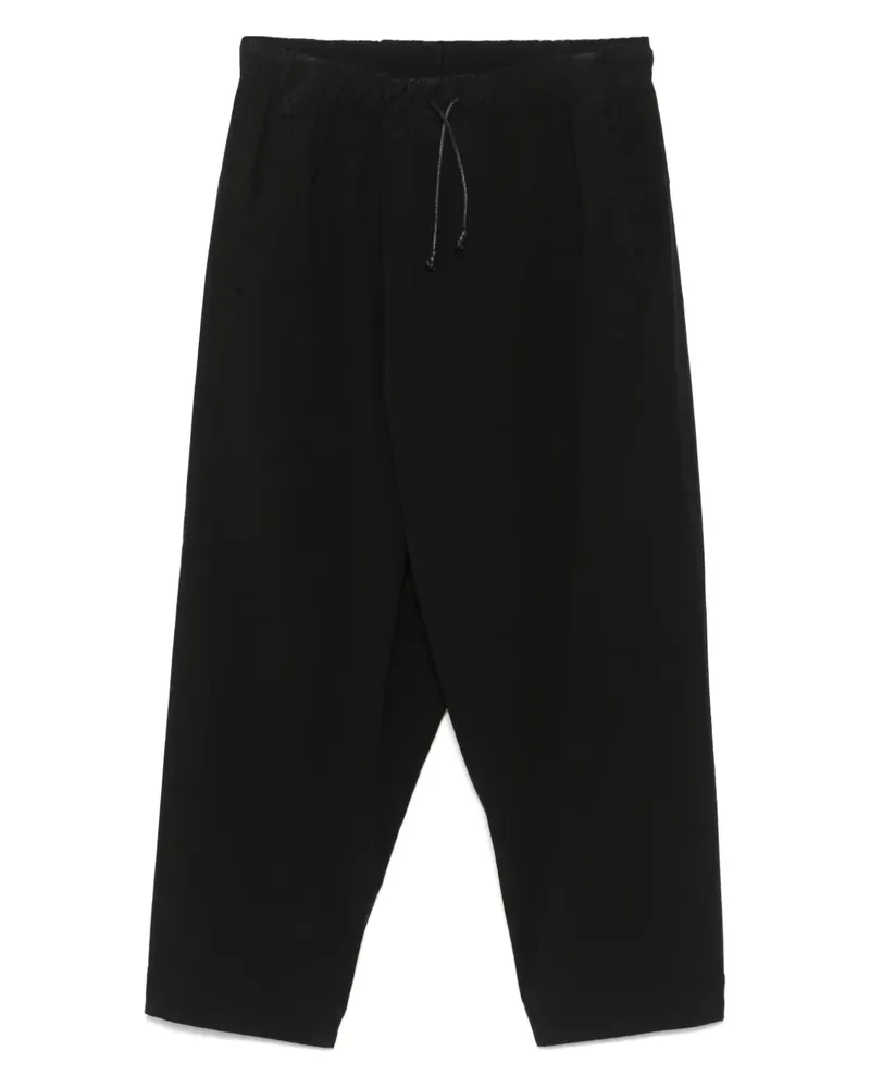 TRANSIT Klassische Cropped-Hose - Schwarz Schwarz