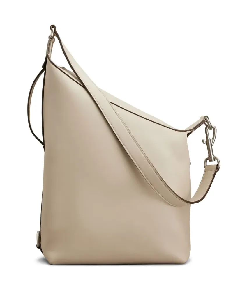 TOD'S Asymmetrische Schultertasche - Nude Nude