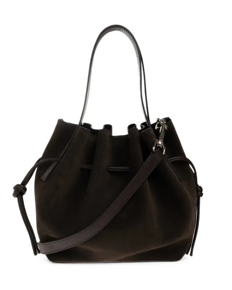 YUZEFI mini Scallop bucket bag - Braun Braun
