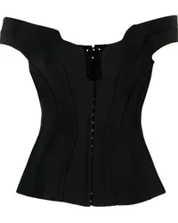 Thierry Mugler Impossible Neckline Korsett Schwarz