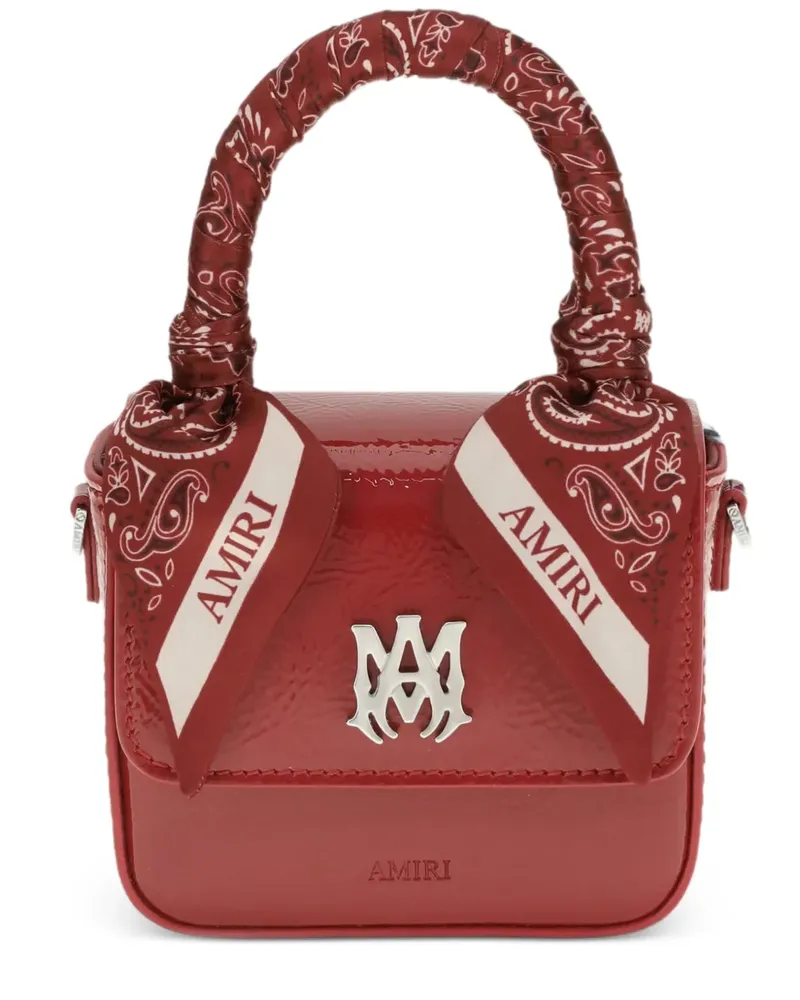 Amiri Nano MA Mini-Tasche mit Schaldetail - Rot Rot