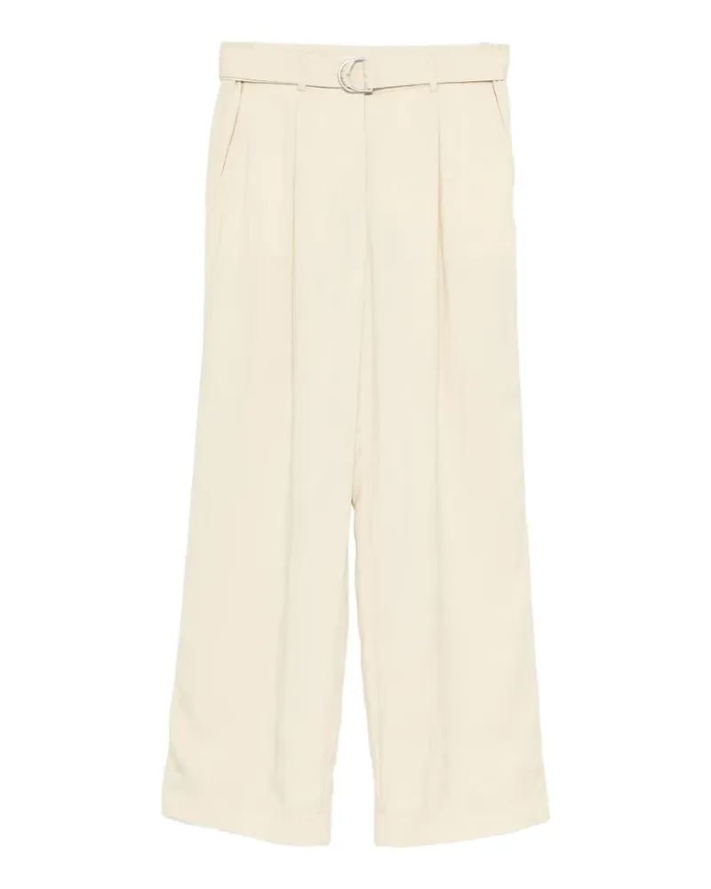 Helmut Lang Plissierte Hose mit Gürtel - Nude Nude