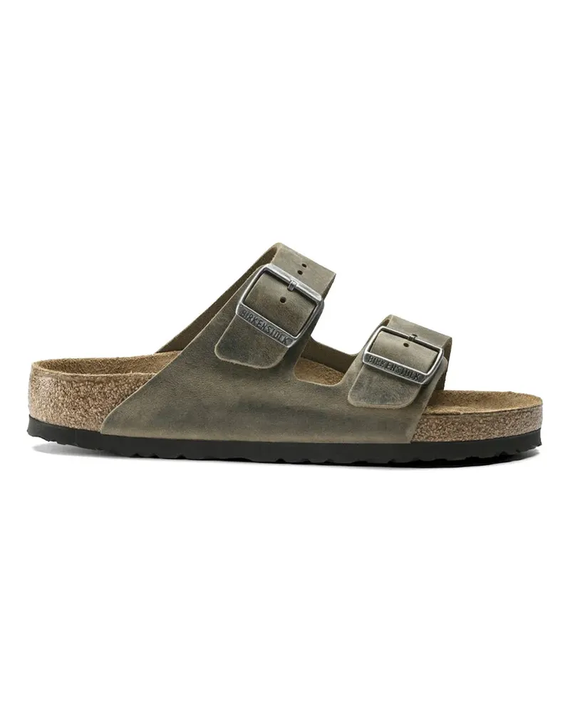 Birkenstock Arizona SF Pantoletten - Grün Grün