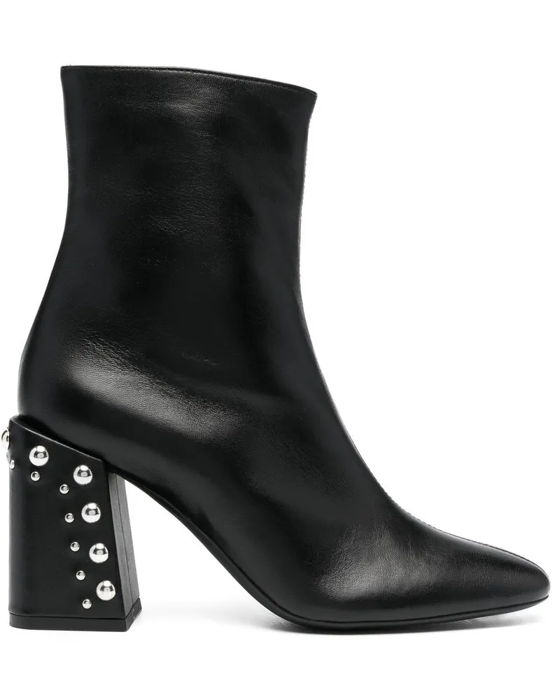 Furla Stiefeletten mit Nieten - Schwarz Schwarz