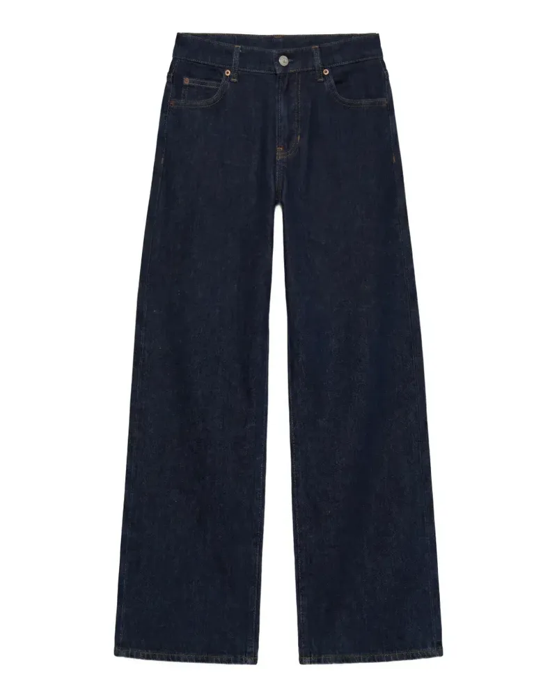 Reformation Cary Wide-Leg-Jeans - Blau Blau