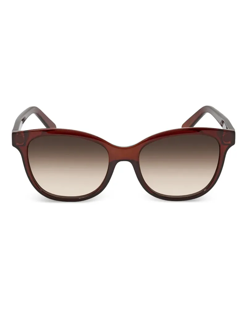 Ferragamo cat-eye full-rim sunglasses - Braun Braun