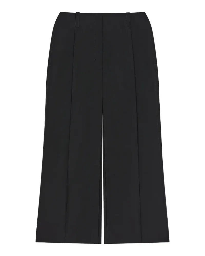Givenchy Midirock aus Wolle und Mohär - Schwarz Schwarz