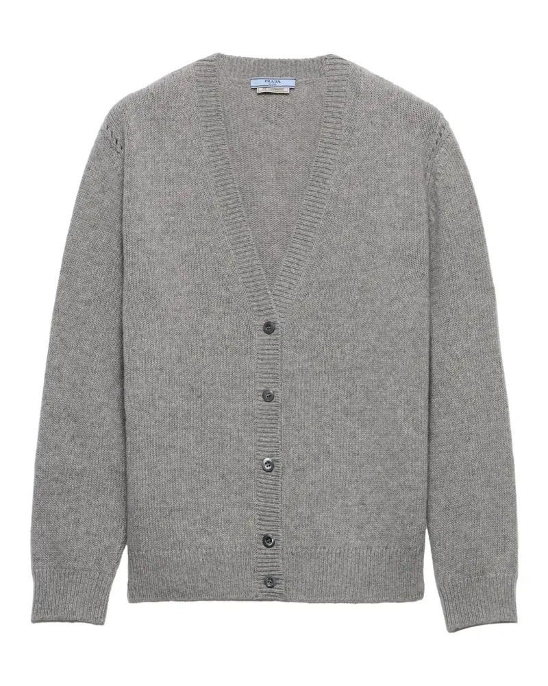 Prada Re-Cashmere Cardigan - Grau Grau