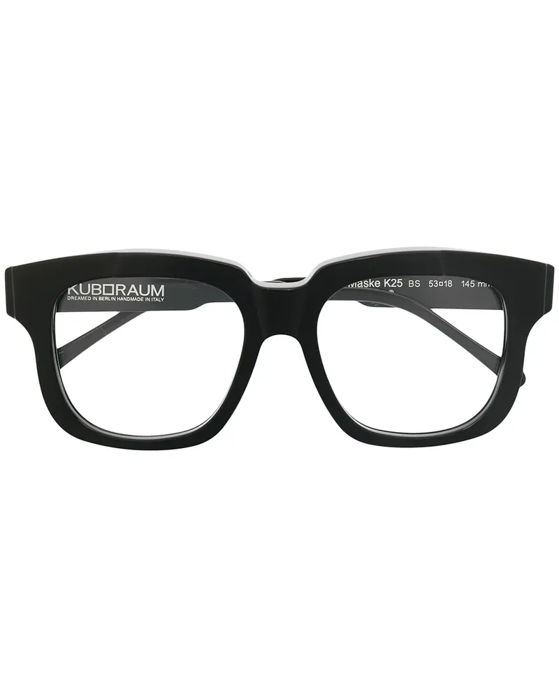 KUBORAUM Eckige 'Mask K25' Brille - Schwarz Schwarz