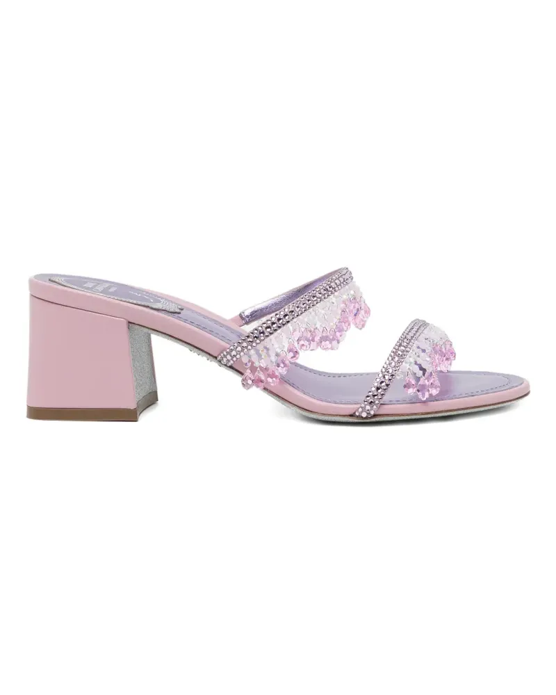 René Caovilla 50mm embellished sandals - Violett Violett