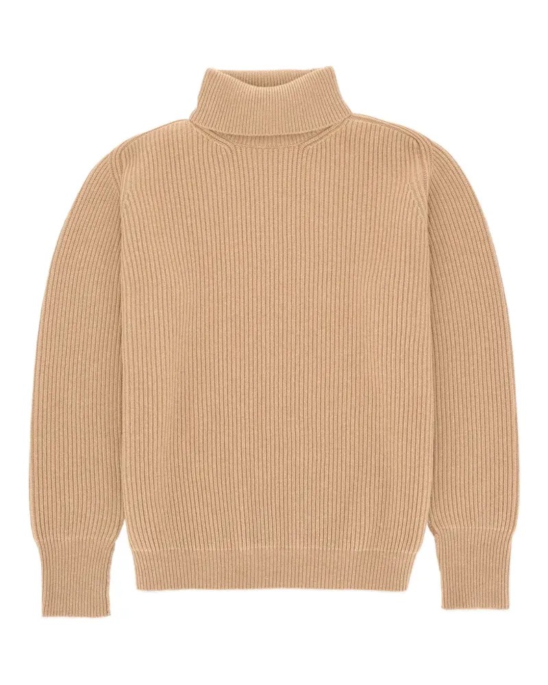 Fortela Brighton high-neck ribbed sweater - Nude Nude
