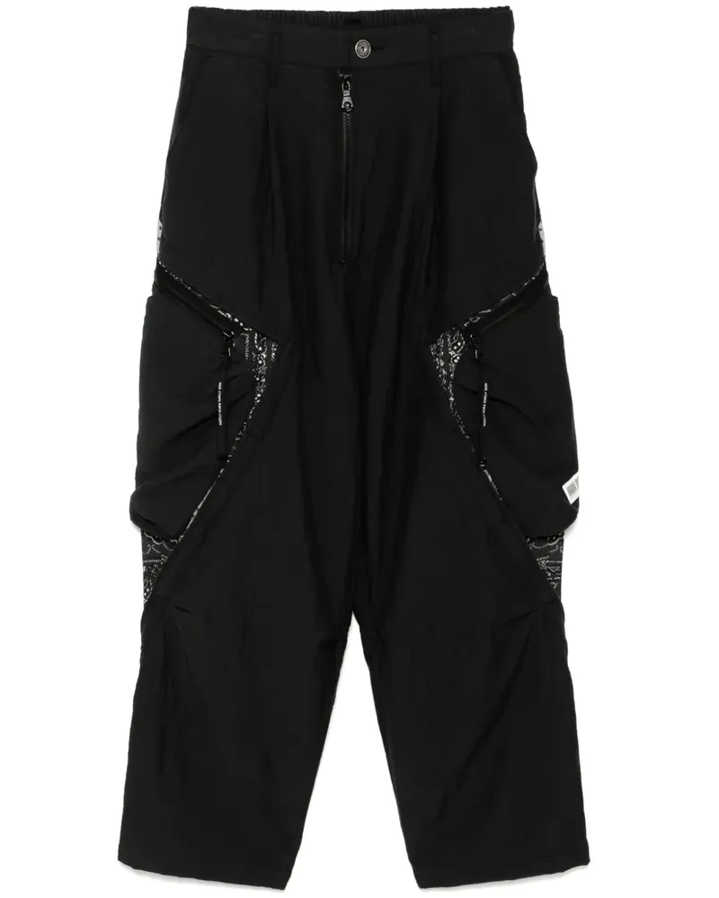 Mostly Heard Rarely Seen Cargohose mit Paisley-Patch - Grau Grau